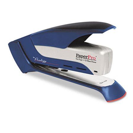 ACCENTRA Prodigy Spring Powered Stapler 25-Sheet Capacity Blue/Silver AC30428